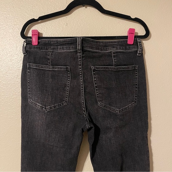 FREE PEOPLE Jet Low Rise Skinny Jeans in Galaxy Black - Picture 4 of 8